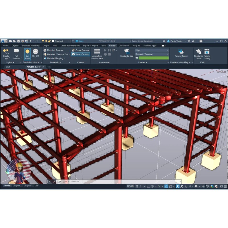 Autodesk Advance Steel 2022-2025 - Download Link and Win License - 3 Device