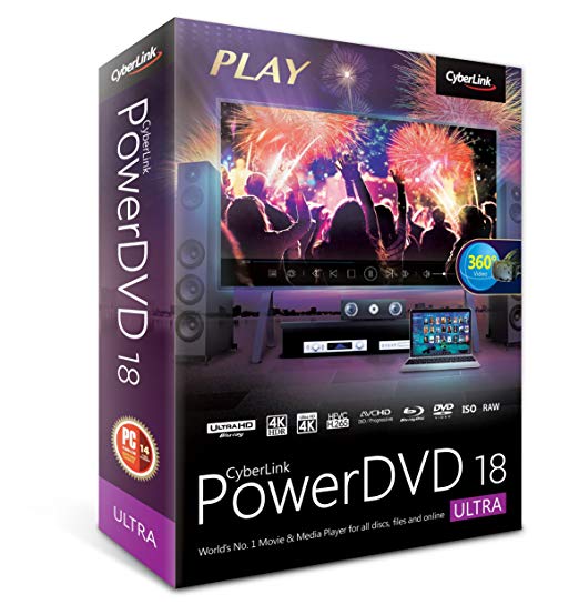 Cyberlink PowerDVD 18 Ultra, World No. 1 Movies & Media Player True Theater, 4K VIDEO (WIN) - Download Link